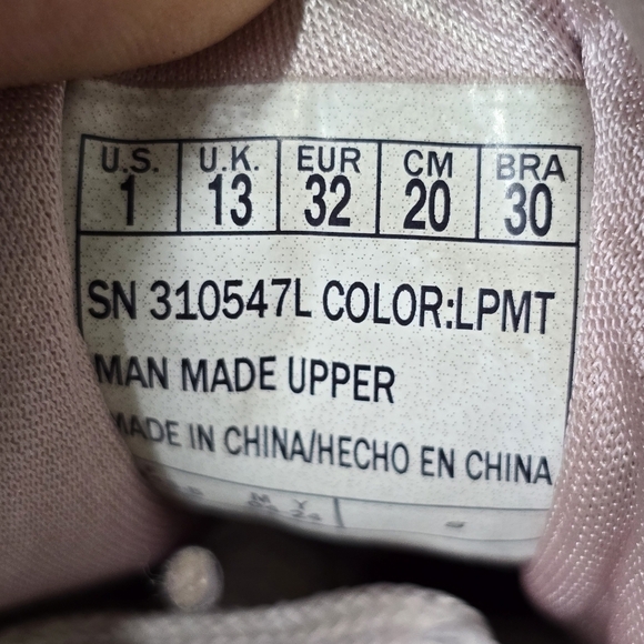 Skechers Shoe Little Girls 1 Los Angeles Athletic Trainers Pink - Picture 3 of 9